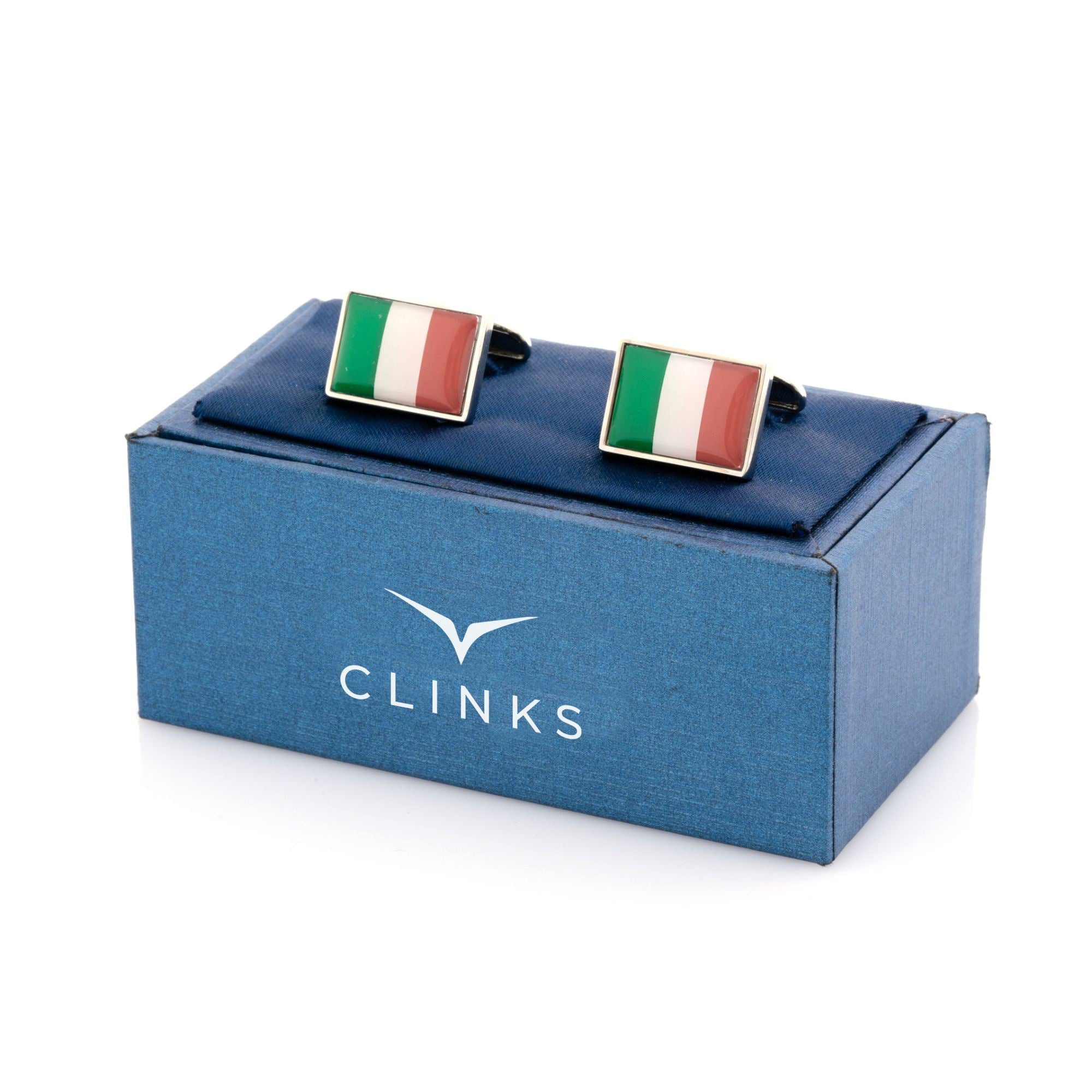 Flag of Italy - Italian Flag Cufflinks Novelty Cufflinks Clinks Australia 
