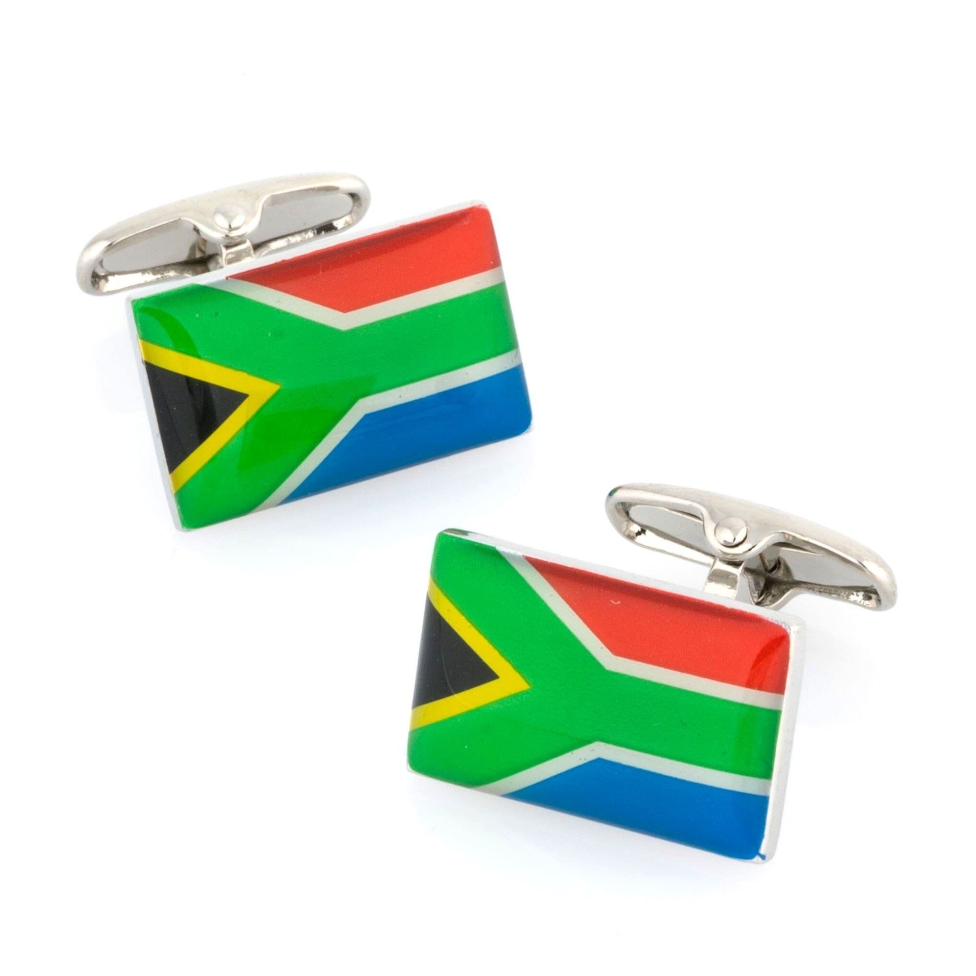 Flag of South Africa - South African Flag Cufflinks Novelty Cufflinks Clinks Australia 