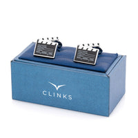 Hollywood Clapper Board Movie Cufflinks Novelty Cufflinks Clinks Australia