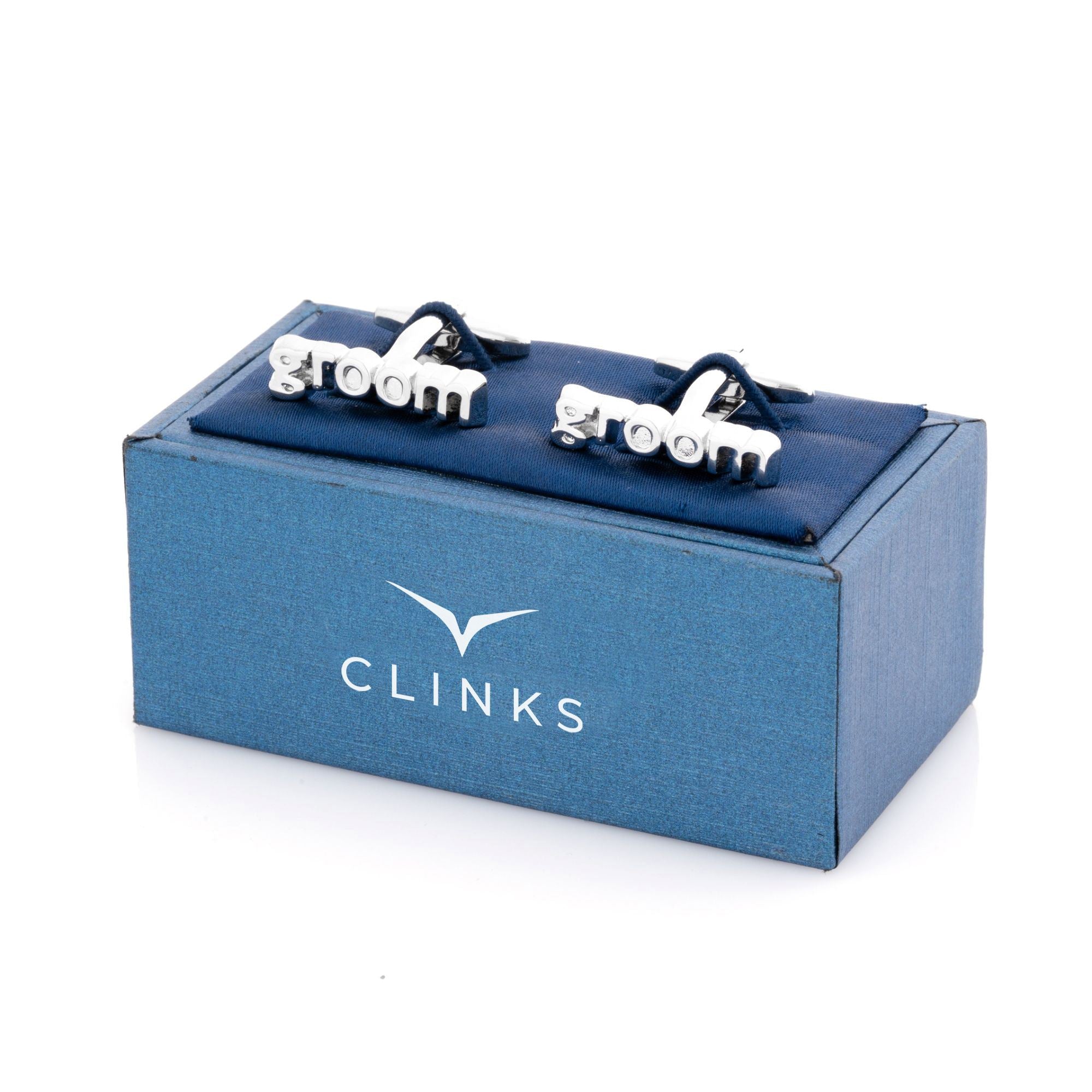 Groom cut-out style Wedding Cufflinks Wedding Cufflinks Clinks Australia 