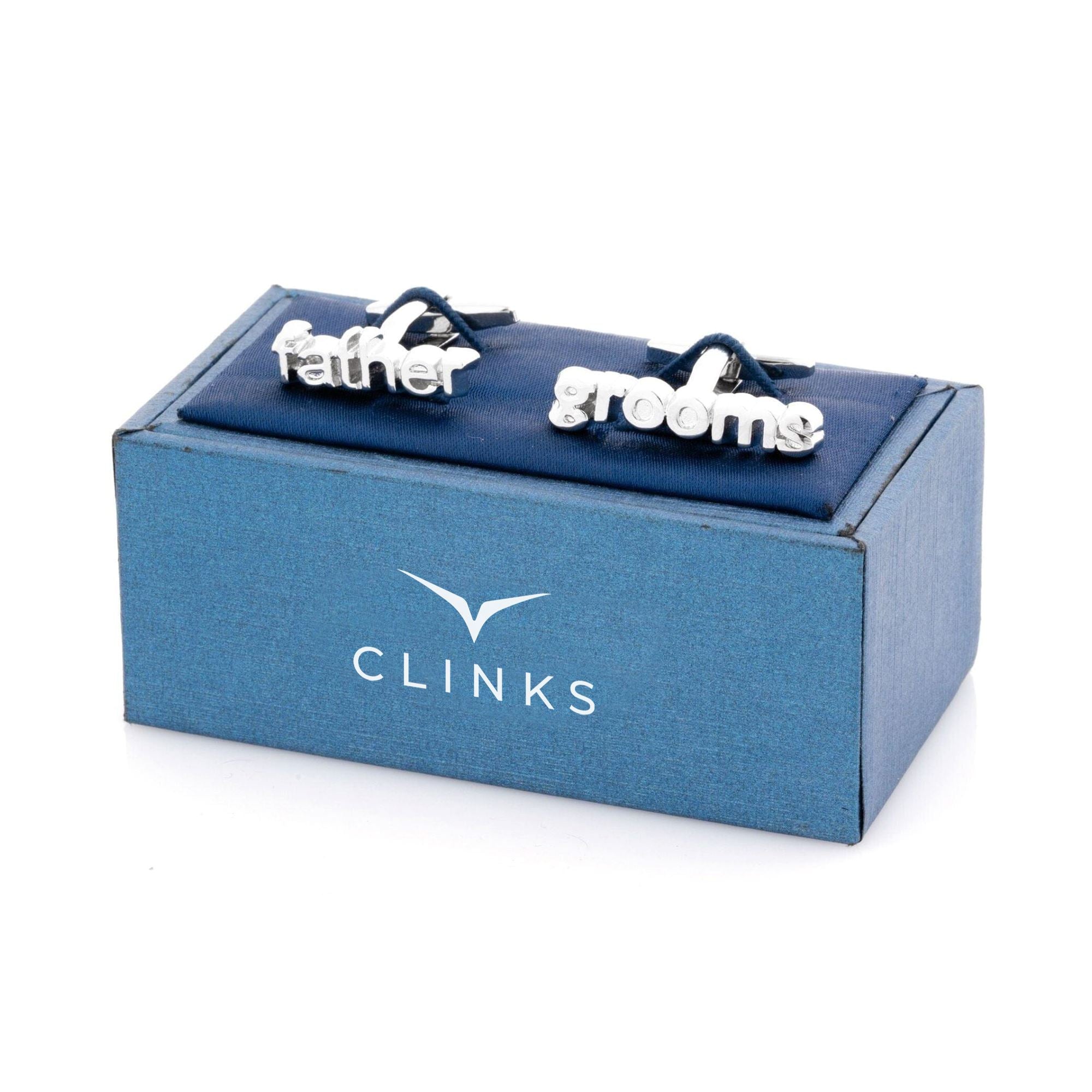 Grooms Father cut-out style Wedding cufflinks Wedding Cufflinks Clinks Australia 