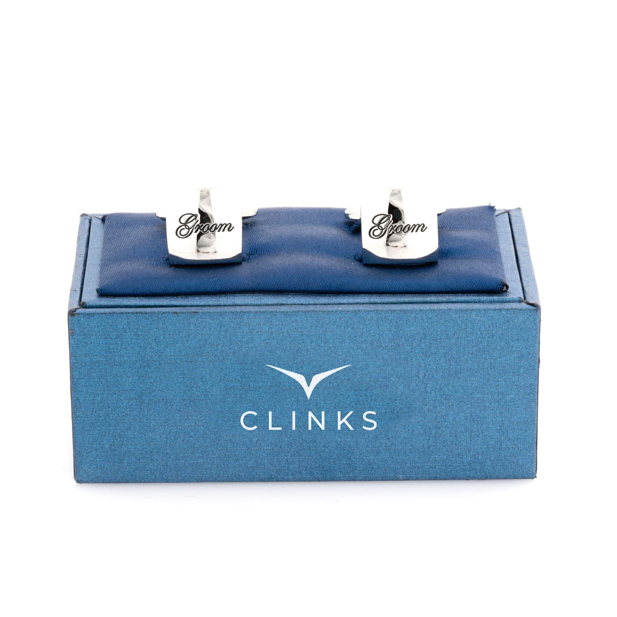 Groom Curved Silver Wedding Cufflinks Wedding Cufflinks Clinks Australia 