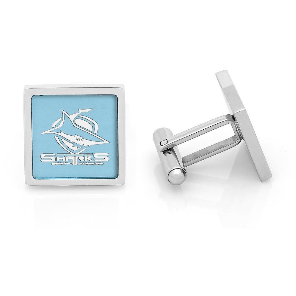 Cronulla Sharks NRL Cufflinks Novelty Cufflinks NRL Cronulla Sharks NRL Cufflinks 