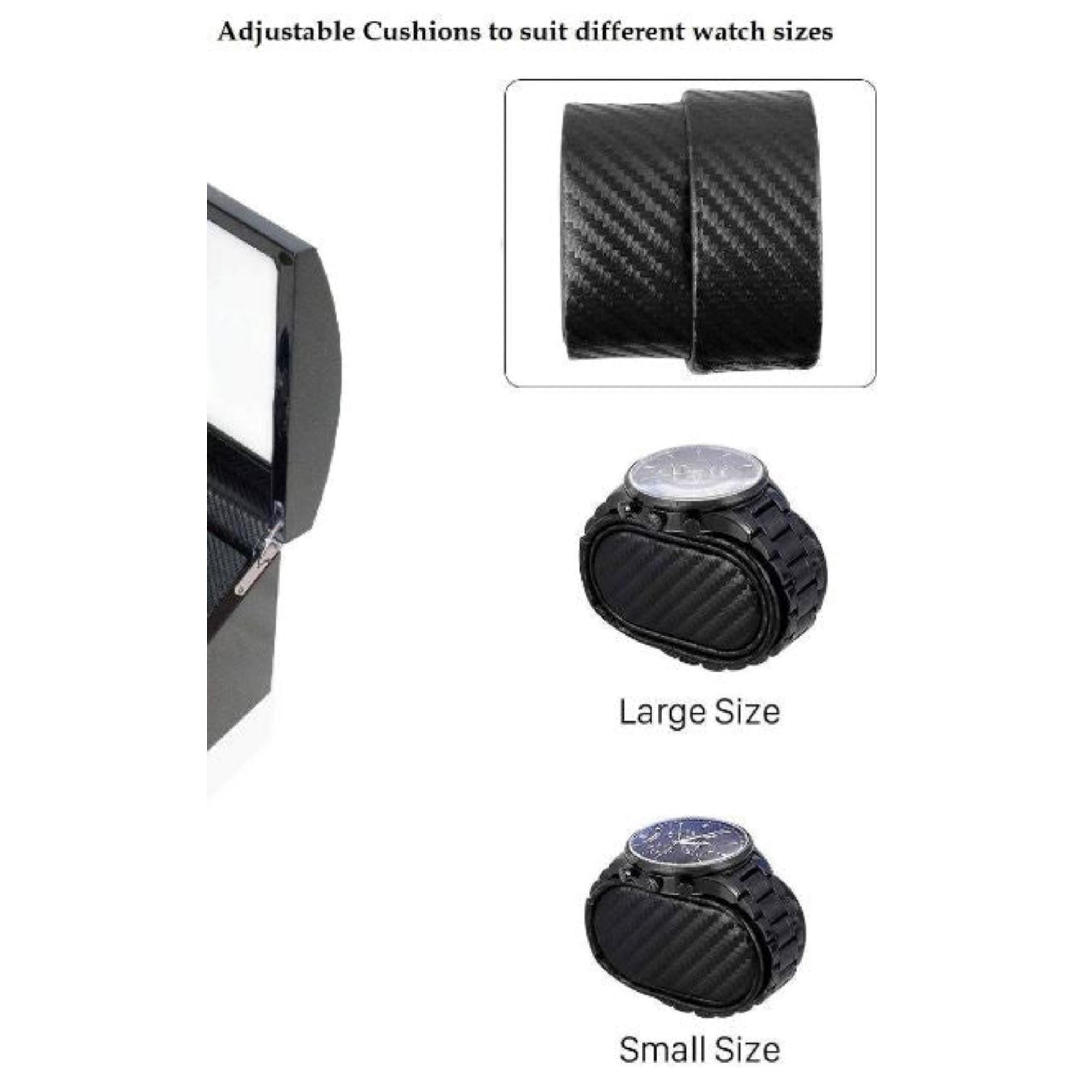 BLAQ Watch Winder Box 2 Watches in Aluminum & Bamboo Watch Winder Boxes Clinks 