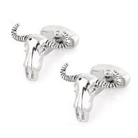 Bulls Head with Horns Cufflinks Novelty Cufflinks Clinks Australia