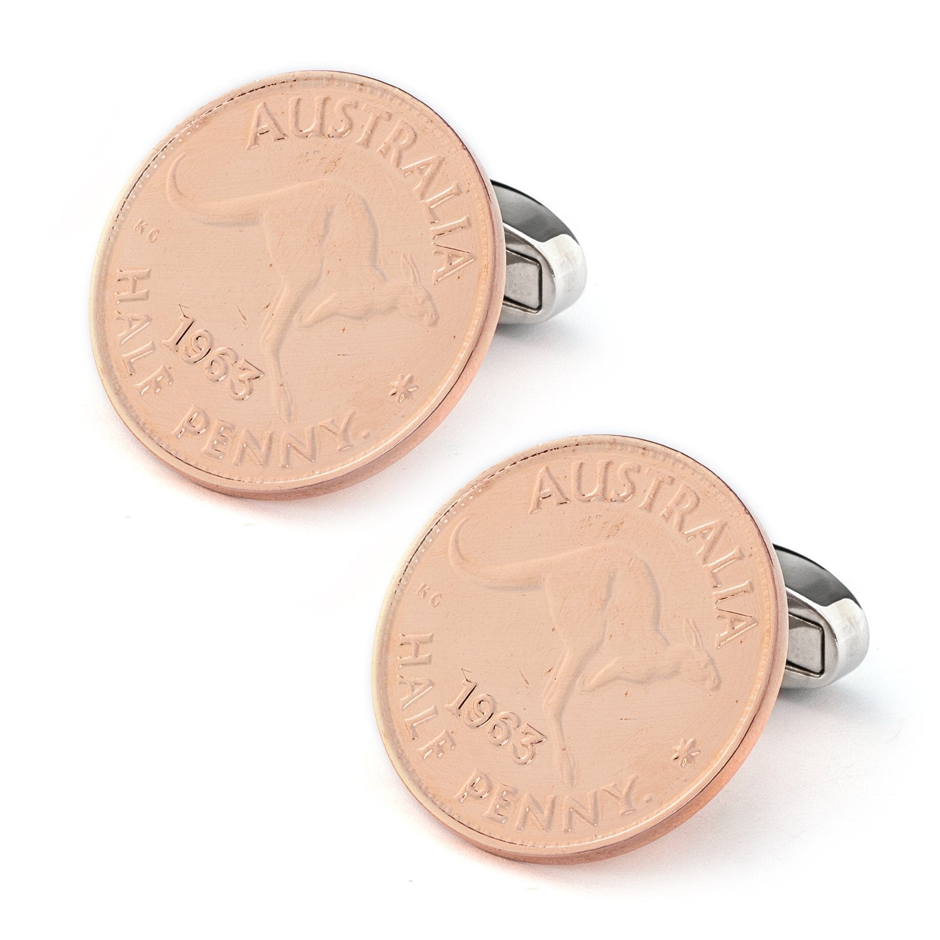 Australian Half Penny Coin Cufflinks Novelty Cufflinks Clinks Australia 