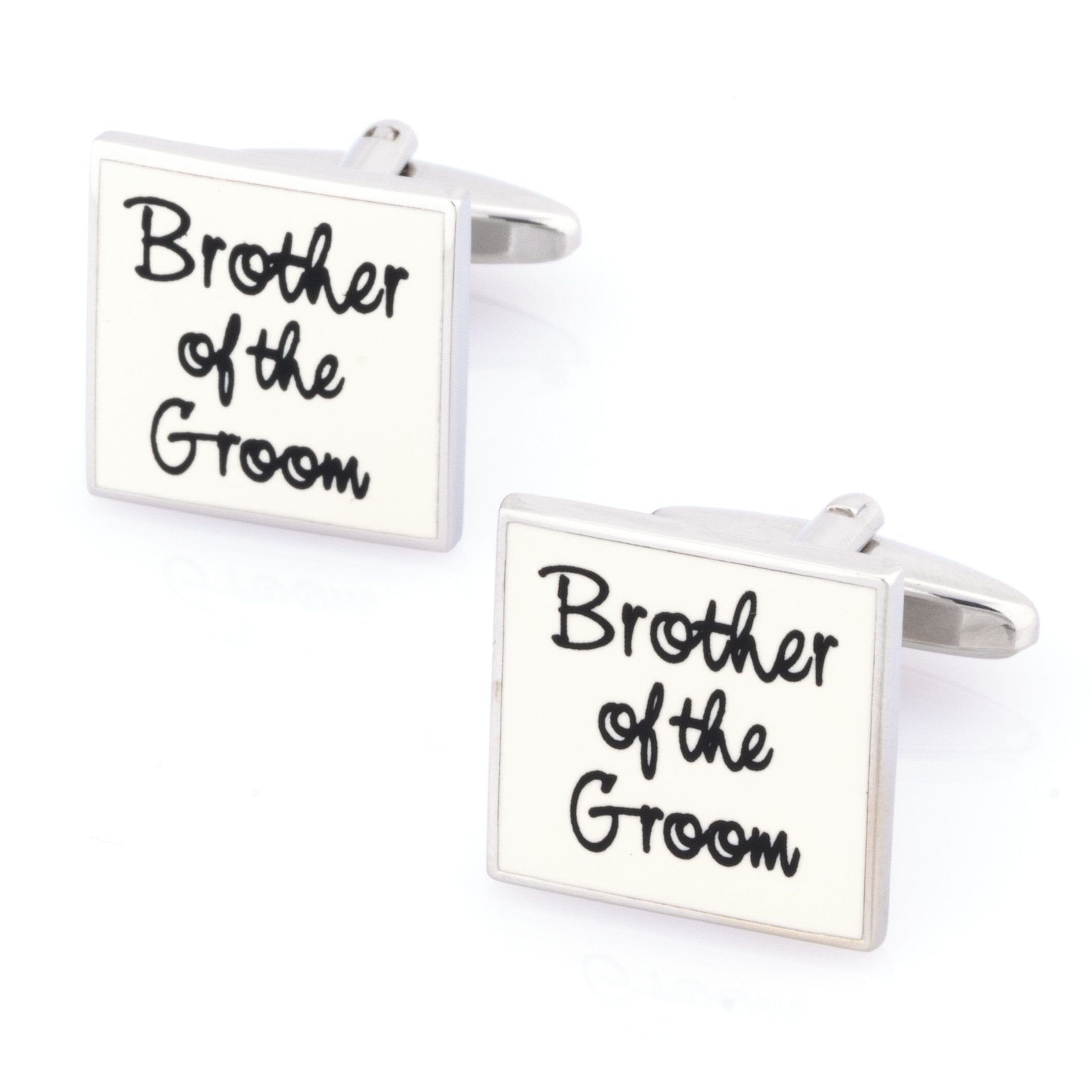 Brother of the Groom White Wedding Cufflinks Wedding Cufflinks Clinks Australia 