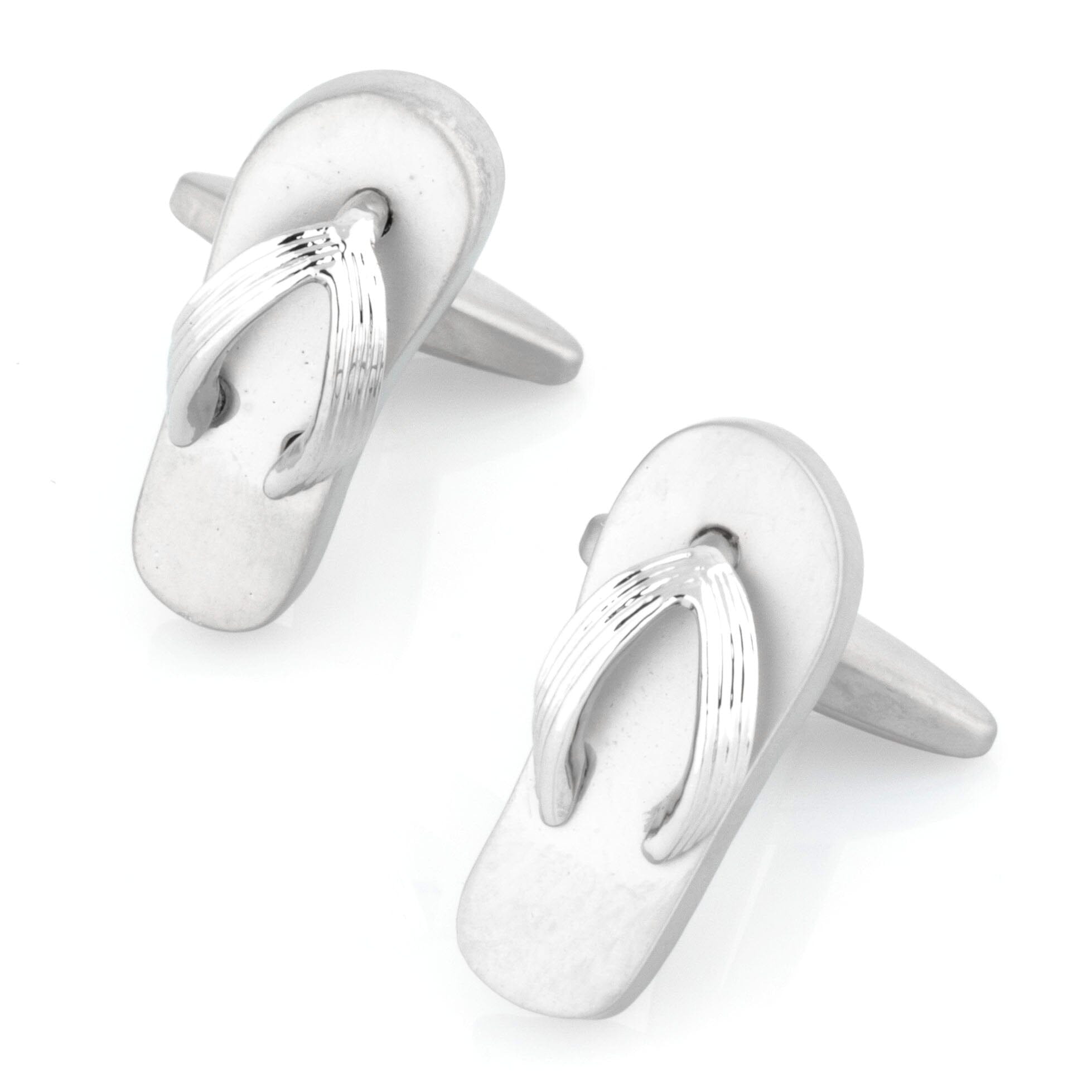 Silver Thongs Cufflinks Novelty Cufflinks Clinks Australia Silver Thongs Cufflinks 