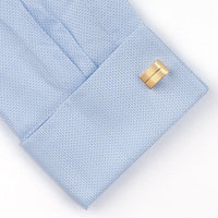 Classic Gold - Single Line Cufflinks Classic & Modern Cufflinks Clinks Australia