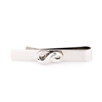 Silver Infinity Tie Bar Tie Clips Clinks