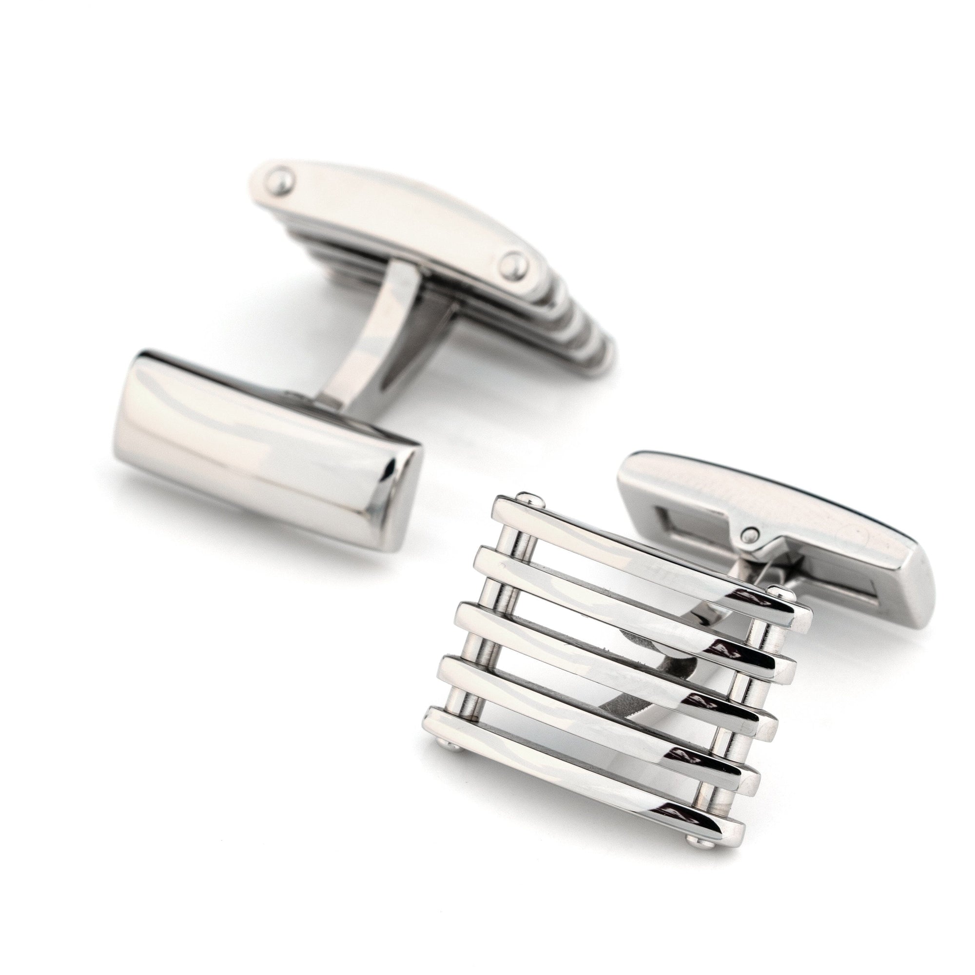 Steel Bar Cufflinks Classic & Modern Cufflinks Clinks Australia 