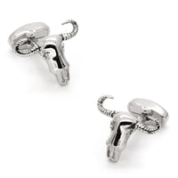 Bulls Head with Horns Cufflinks Novelty Cufflinks Clinks Australia