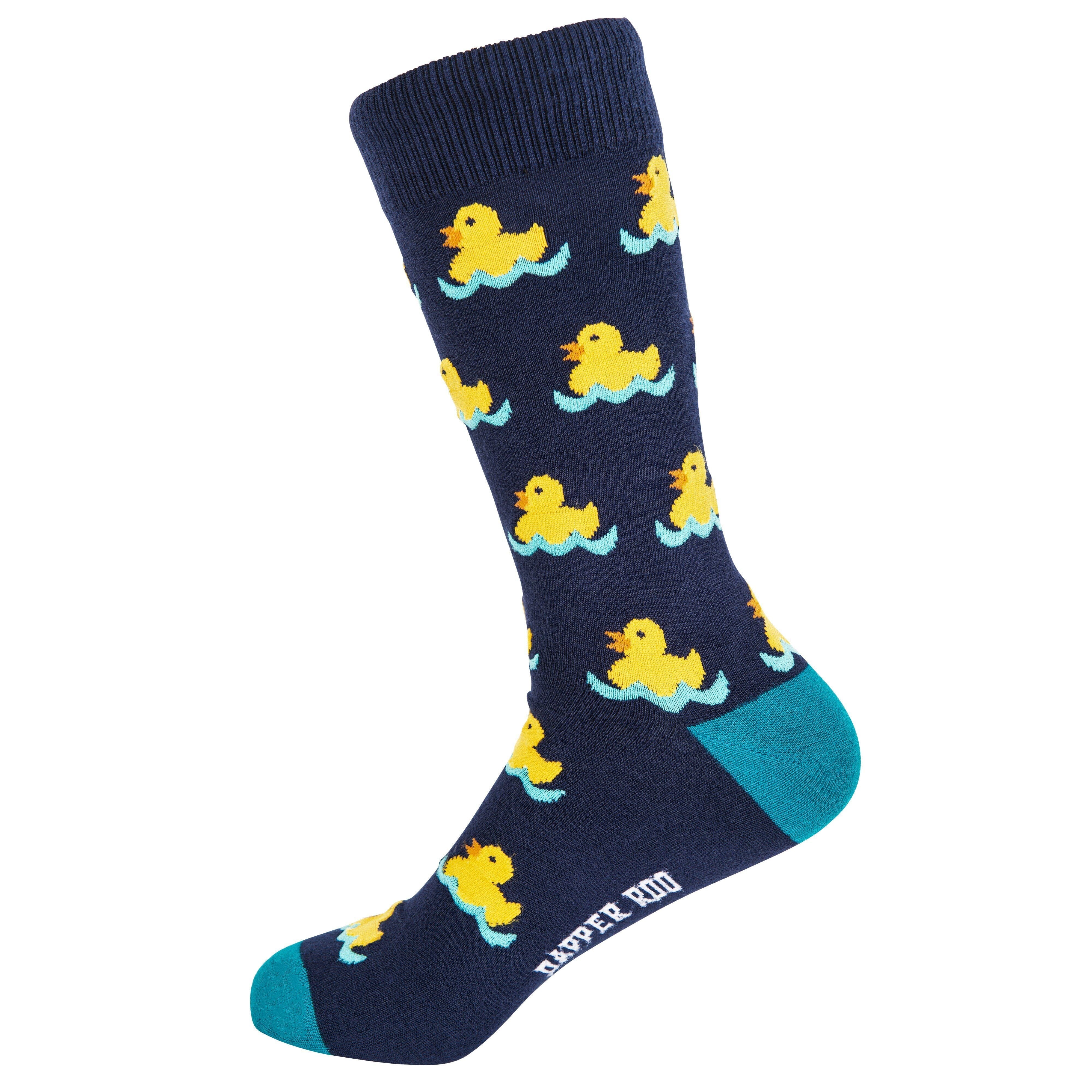 Rubber Ducky Bamboo Socks by Dapper Roo Socks Dapper Roo 