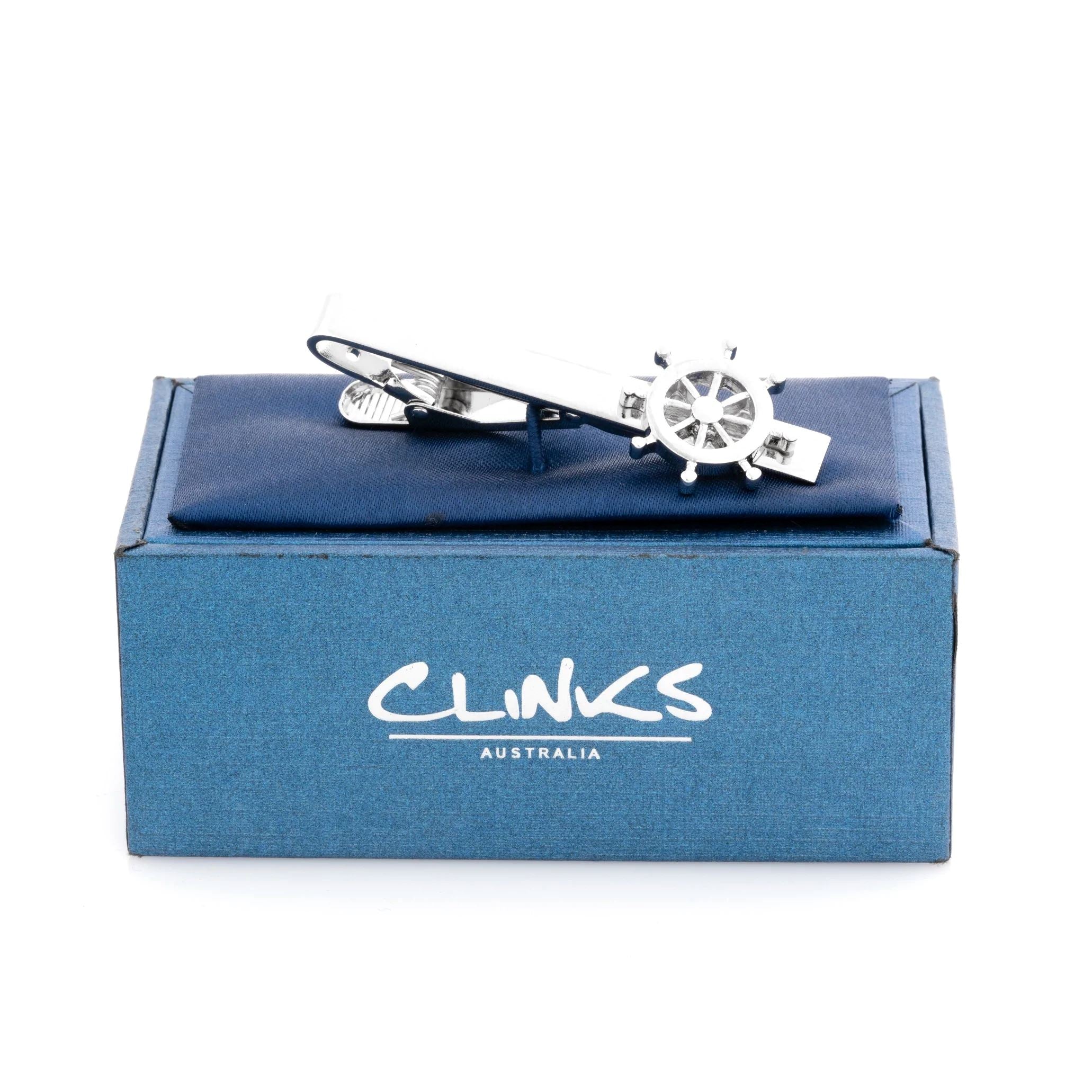 Ships Wheel Tie Clip Tie Clips Clinks 