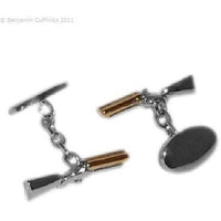 Double Barrel Shotgun (chain) Cufflinks Classic & Modern Cufflinks Clinks Australia Double Barrel Shotgun (chain) Cufflinks