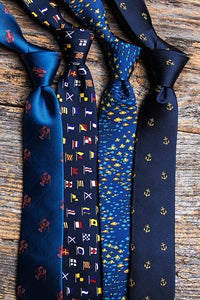A-Z International Flags Skinny Tie Ties Clinks