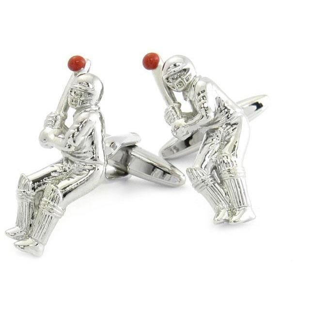 Cricket Batter Cufflinks Novelty Cufflinks Clinks Australia Cricket Batter Cufflinks 