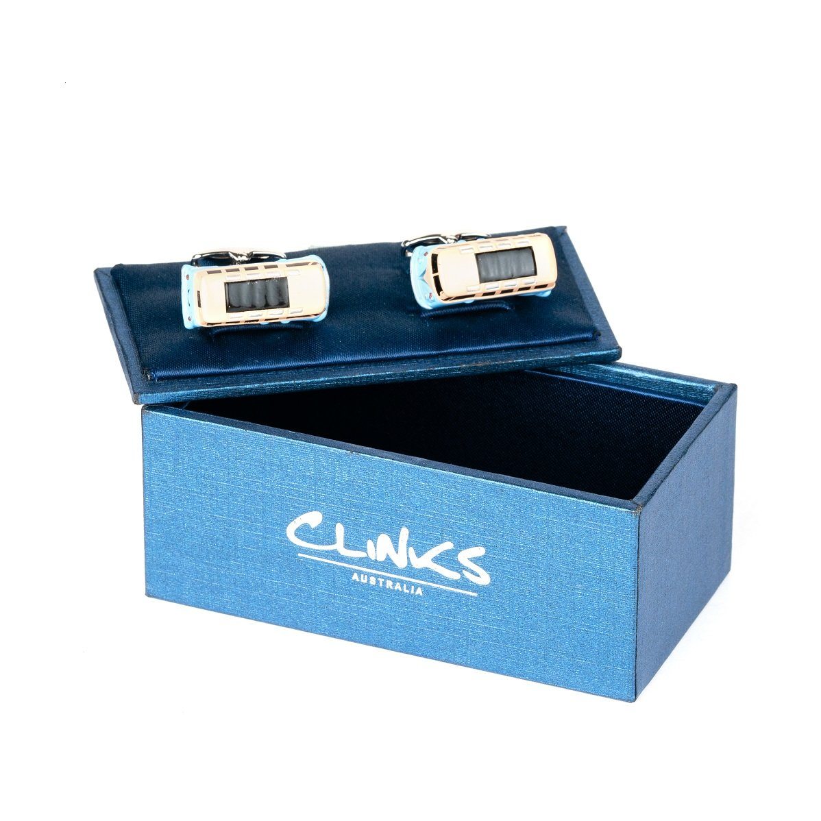 VW Kombi Van Blue Cufflinks Novelty Cufflinks Clinks Australia 
