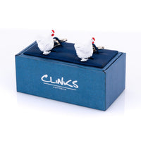 Colour Chicken Cufflinks Novelty Cufflinks Clinks Australia