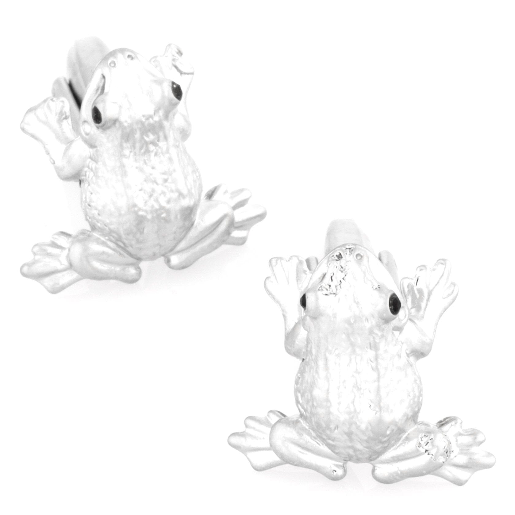 Silver Frog Cufflinks Novelty Cufflinks Clinks Australia 