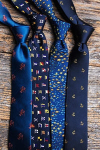 A-Z International Flags Skinny Tie Ties Clinks