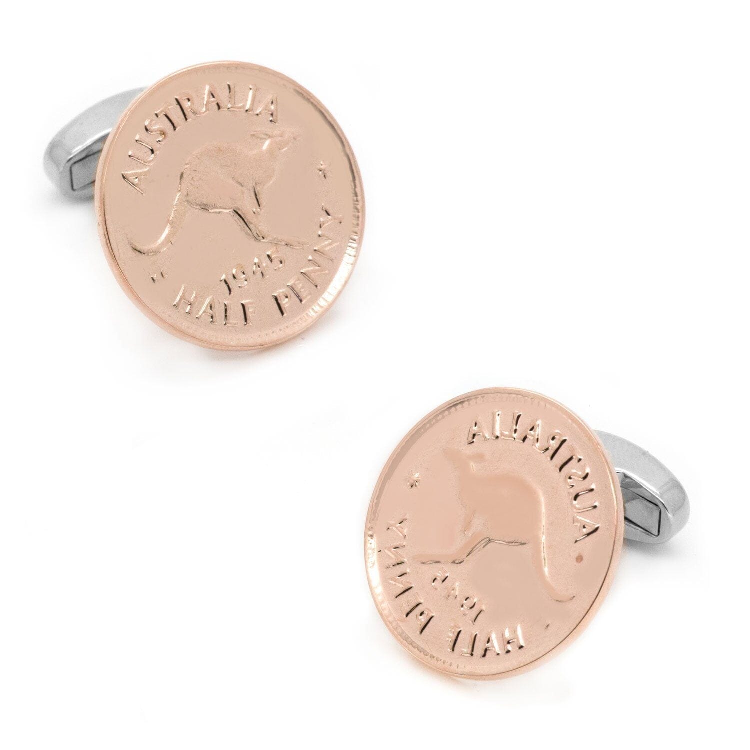 Australian Half Penny Coin Cufflinks Novelty Cufflinks Clinks Australia 