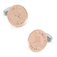 Australian Half Penny Coin Cufflinks Novelty Cufflinks Clinks Australia