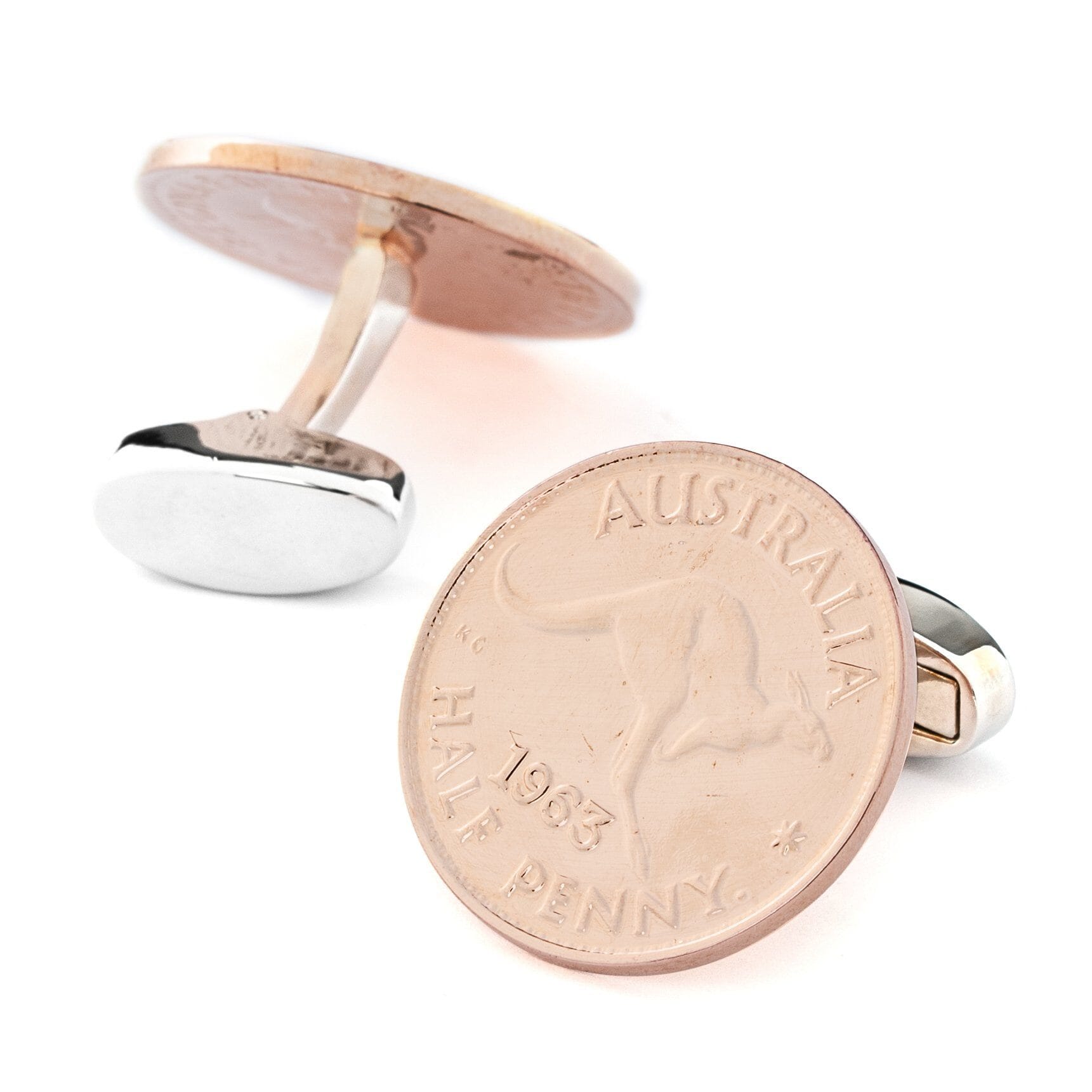 Australian Half Penny Coin Cufflinks Novelty Cufflinks Clinks Australia 
