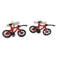 Red Triathlon Bike Cufflinks Novelty Cufflinks Clinks Australia