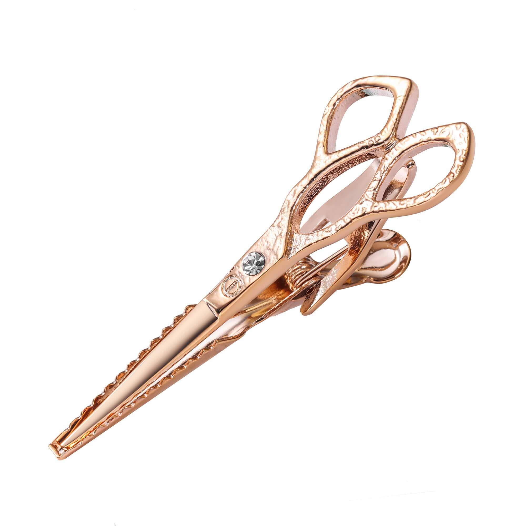 Rose Gold Scissors Tie Clip Tie Bars Clinks Australia 