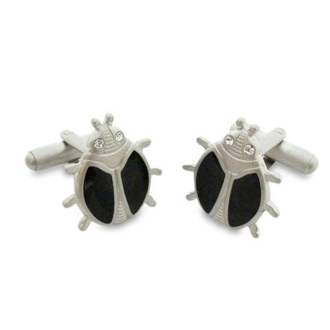 Black Bug Cufflinks Novelty Cufflinks Clinks Australia Black Bug Cufflinks 