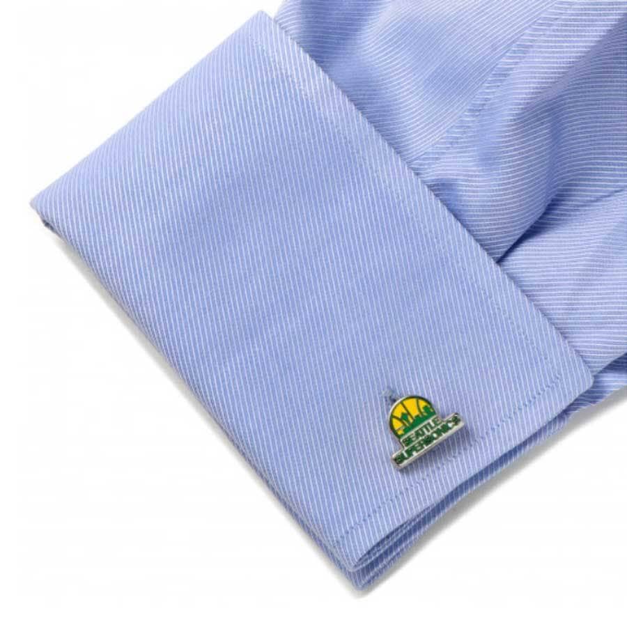 Seattle Supersonics Cufflinks Novelty Cufflinks NBA 