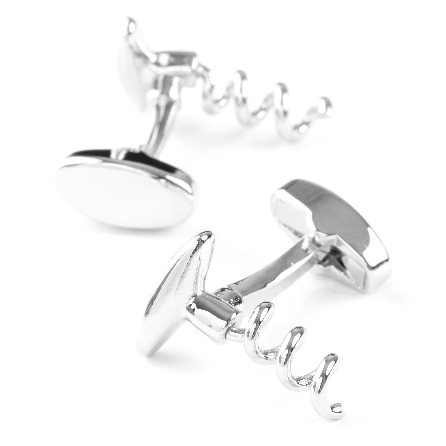 Corkscrew Wine Cufflinks Novelty Cufflinks Clinks Australia 