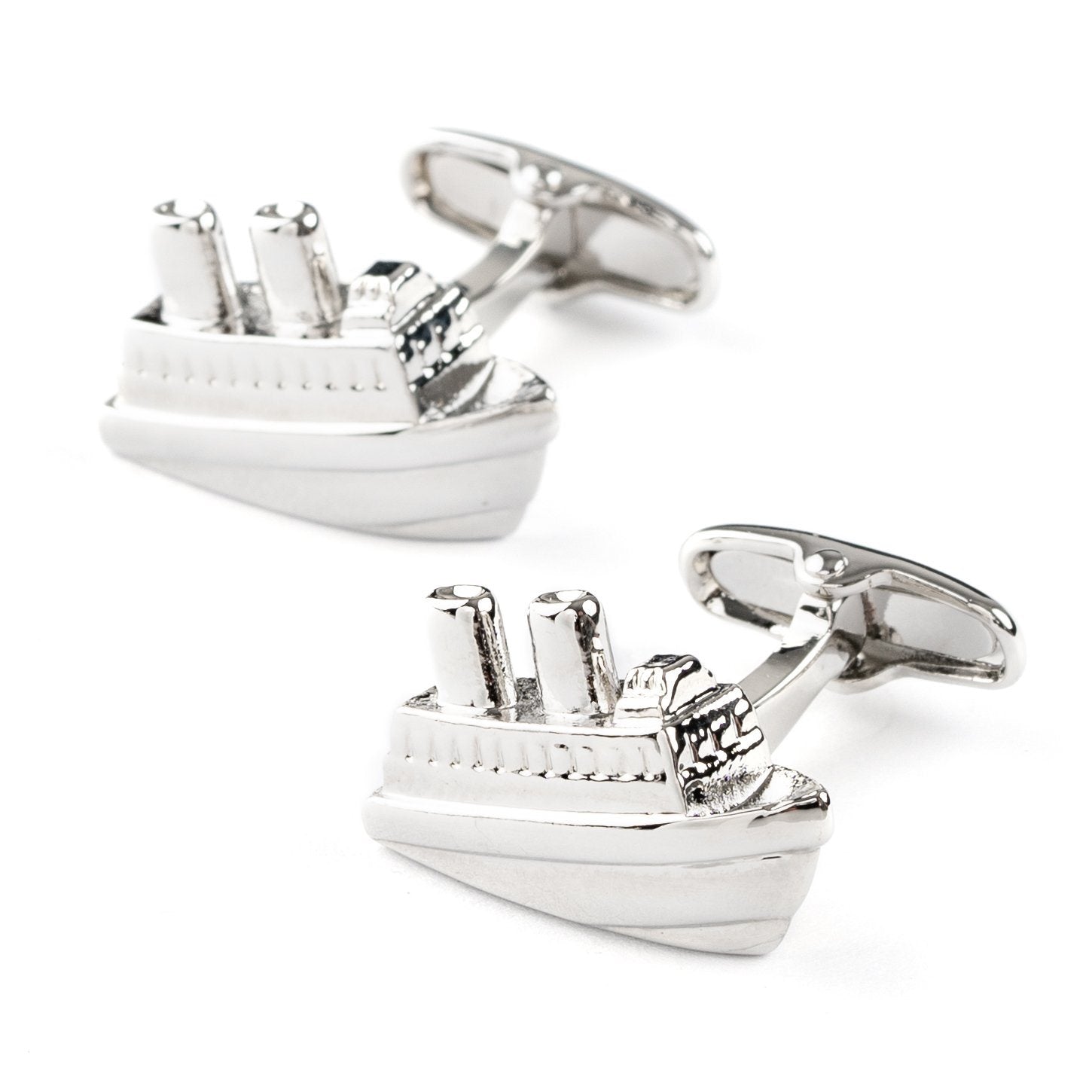 Silver Ship Cufflinks Novelty Cufflinks Clinks Australia 