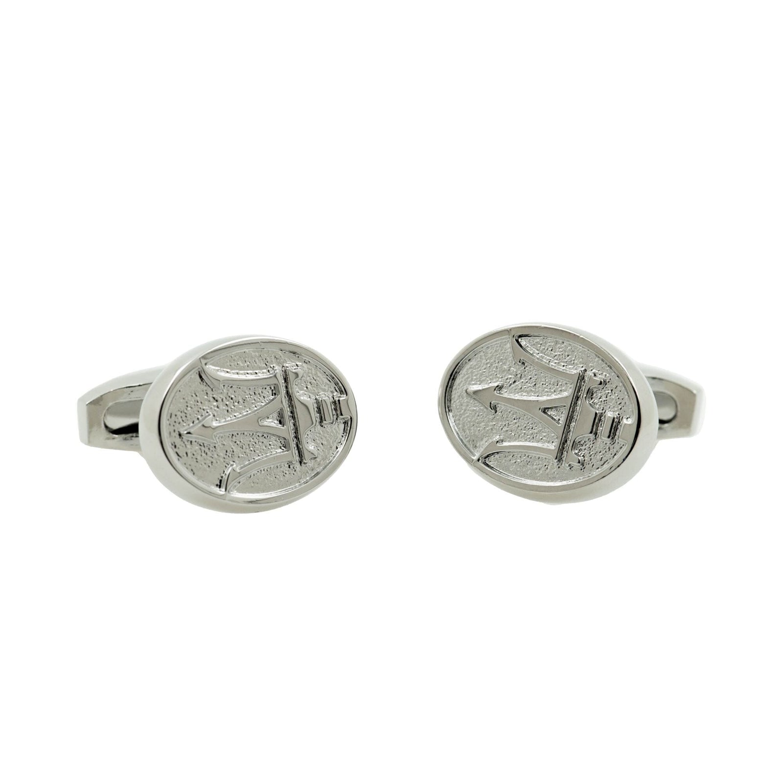 Silver Maserati Cufflinks Novelty Cufflinks Clinks 