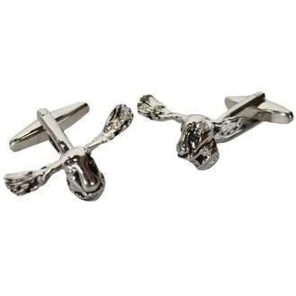 Moose Head with Horns Cufflinks Novelty Cufflinks Clinks Australia Moose Head with Horns Cufflinks 