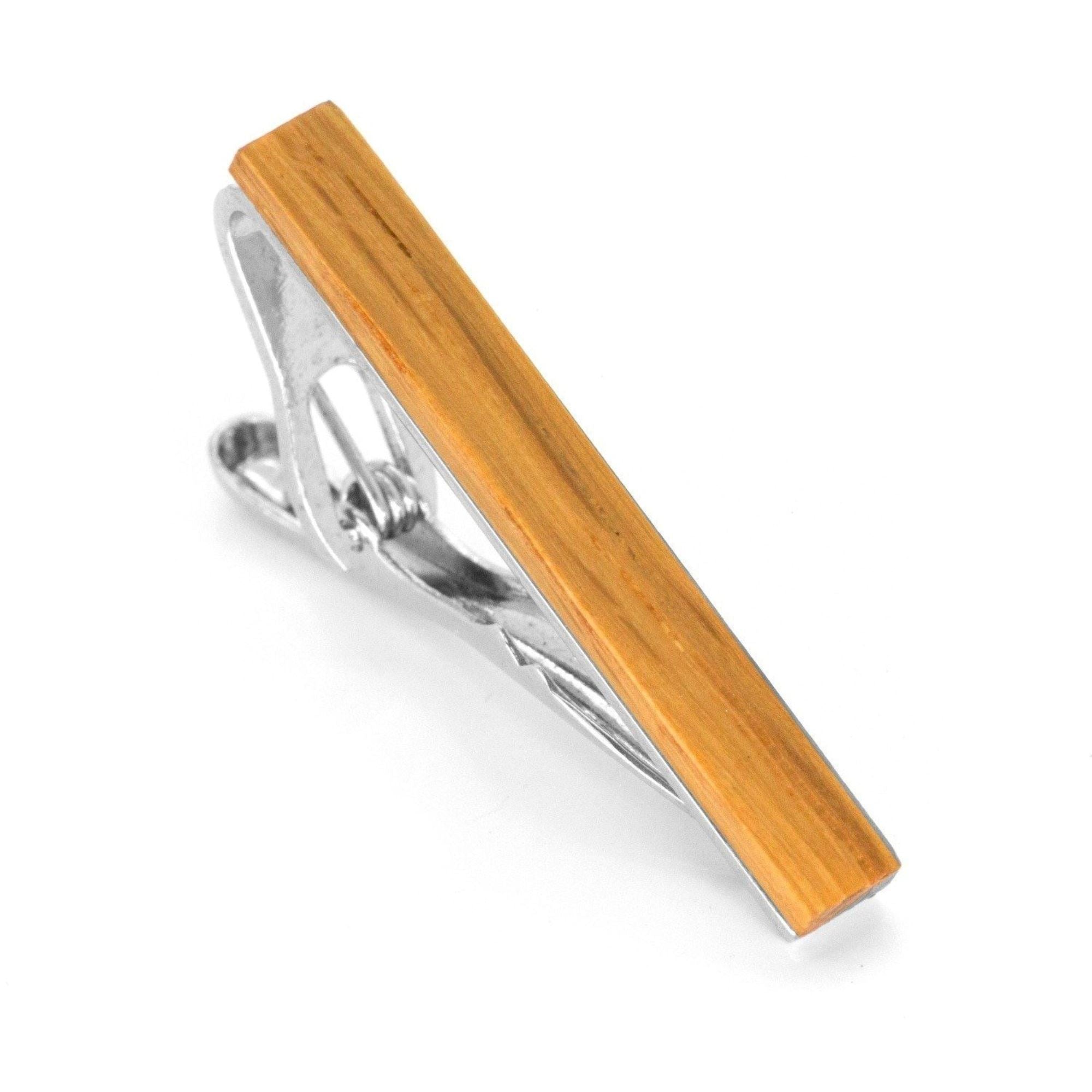 Light Wood Small Tie Clip Tie Clips Clinks Australia Light Wood Small Tie Clip 