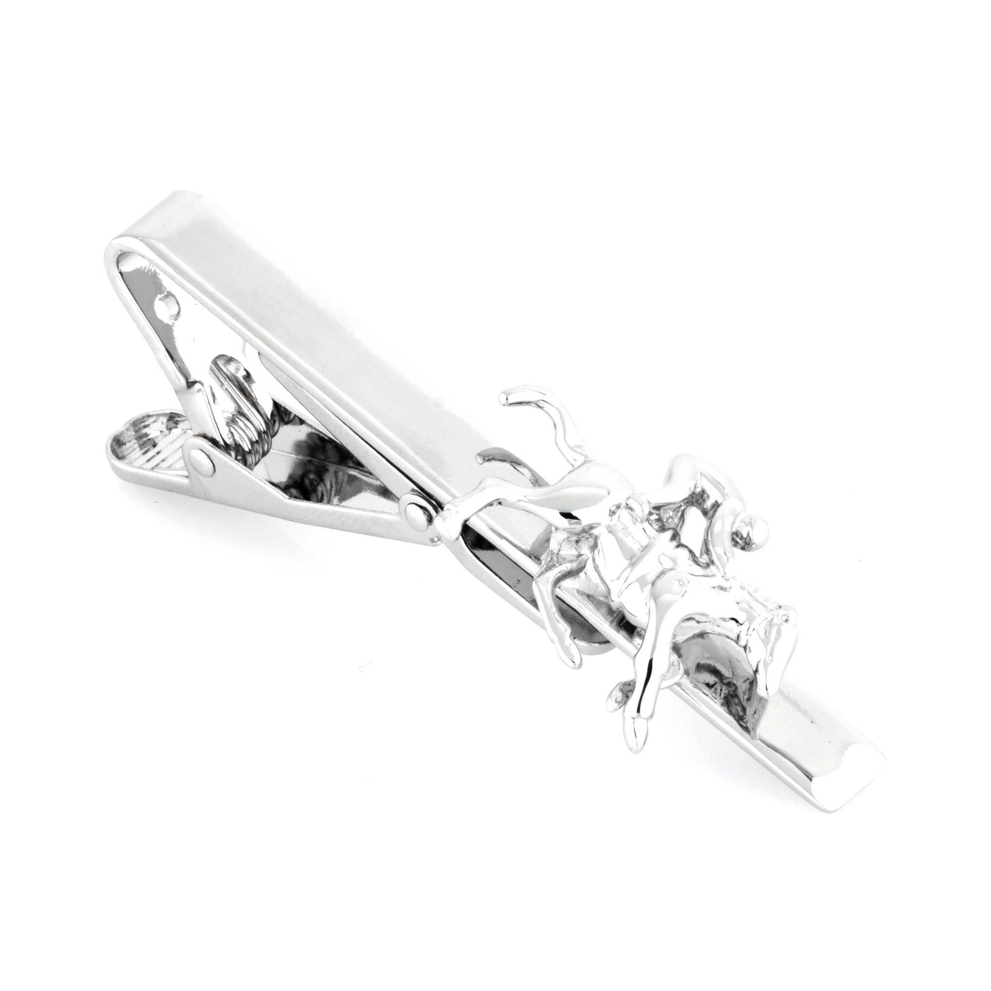 Horse and Jockey Tie Clip Tie Clips Clinks 