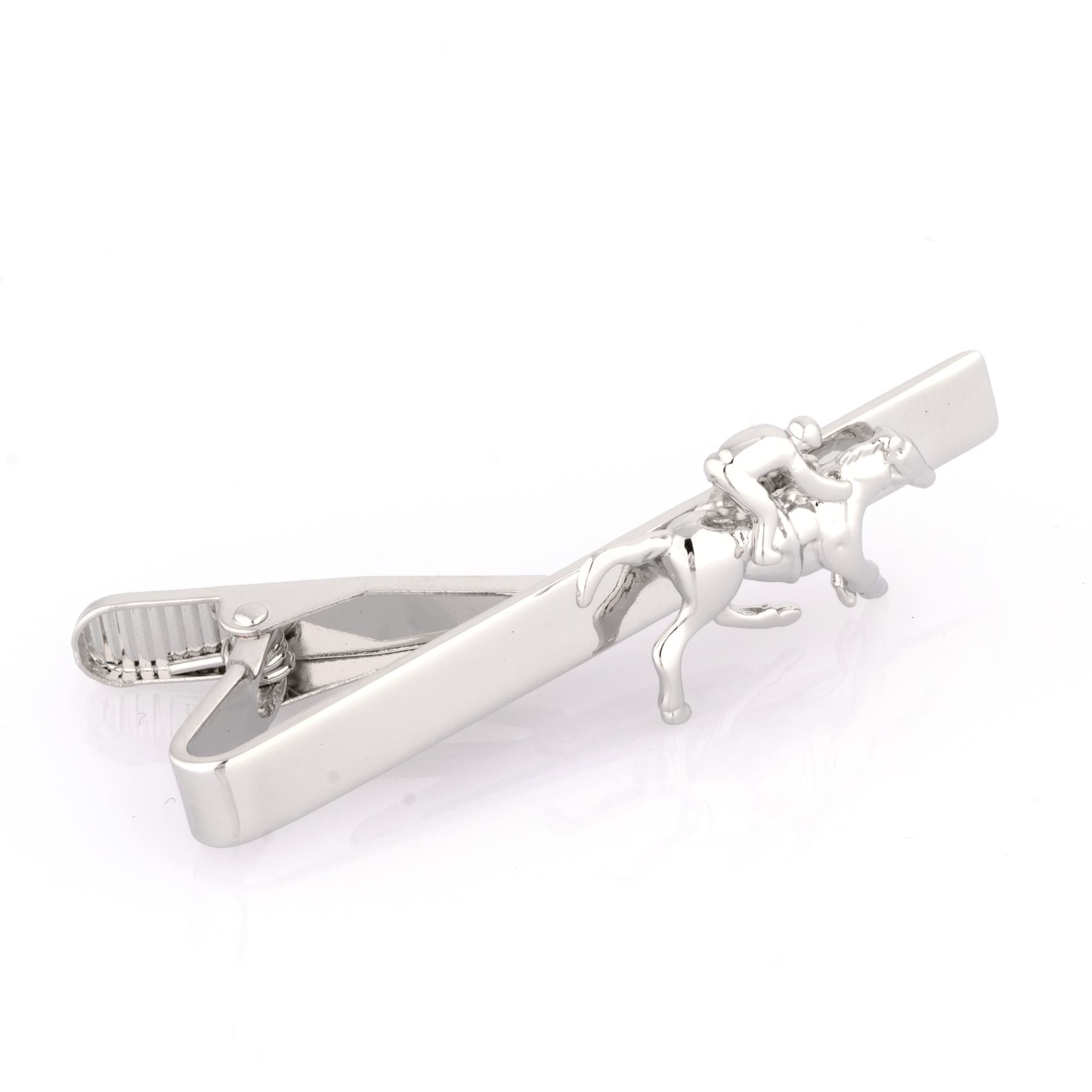 Horse and Jockey Tie Clip Tie Clips Clinks 