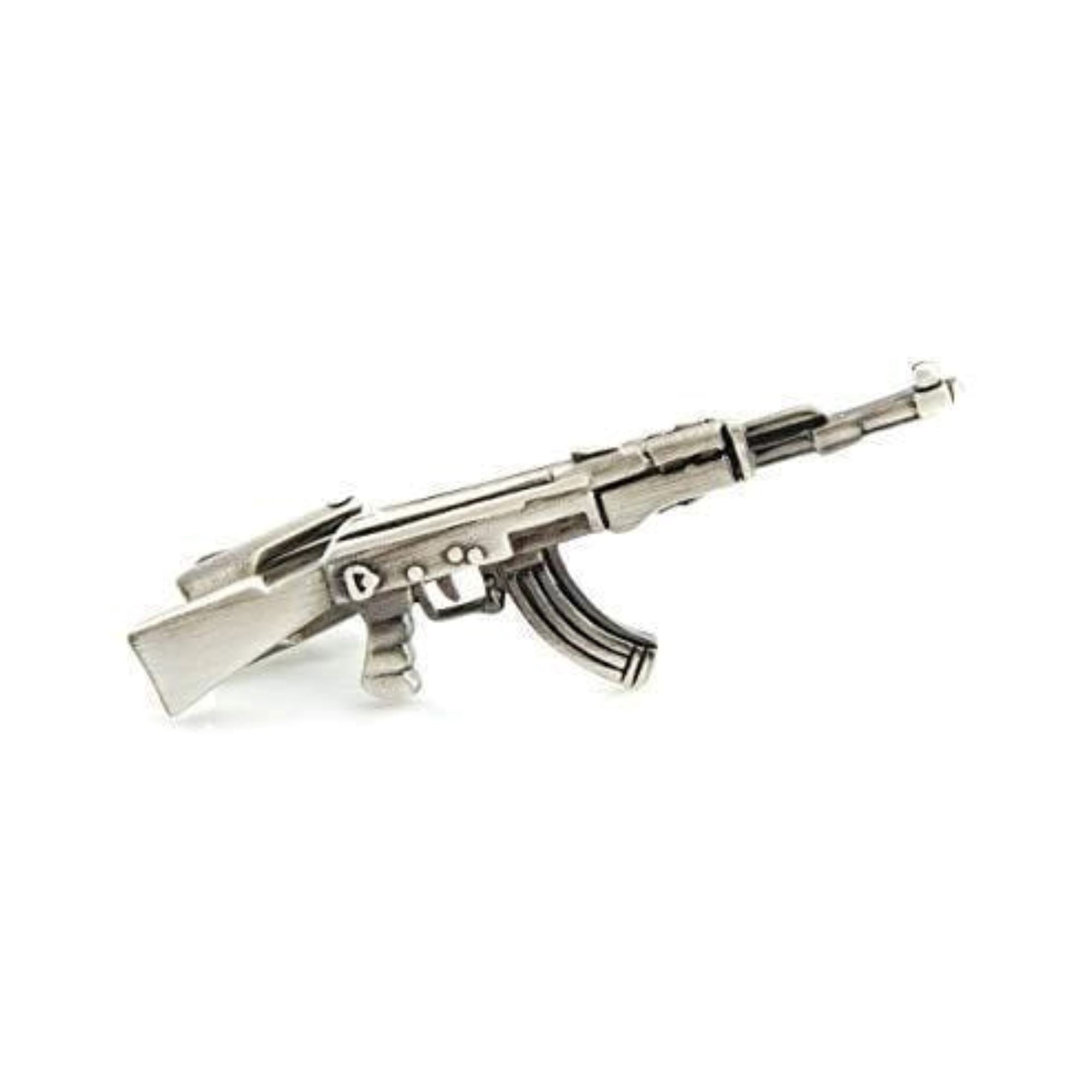 Antique Silver Rifle Gun Tie Clip Tie Clips Clinks Silver Rifle Gun Tie Clip 