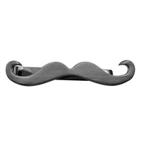 Moustache Tie Bar in Brushed Gunmetal Tie Bars Clinks Australia