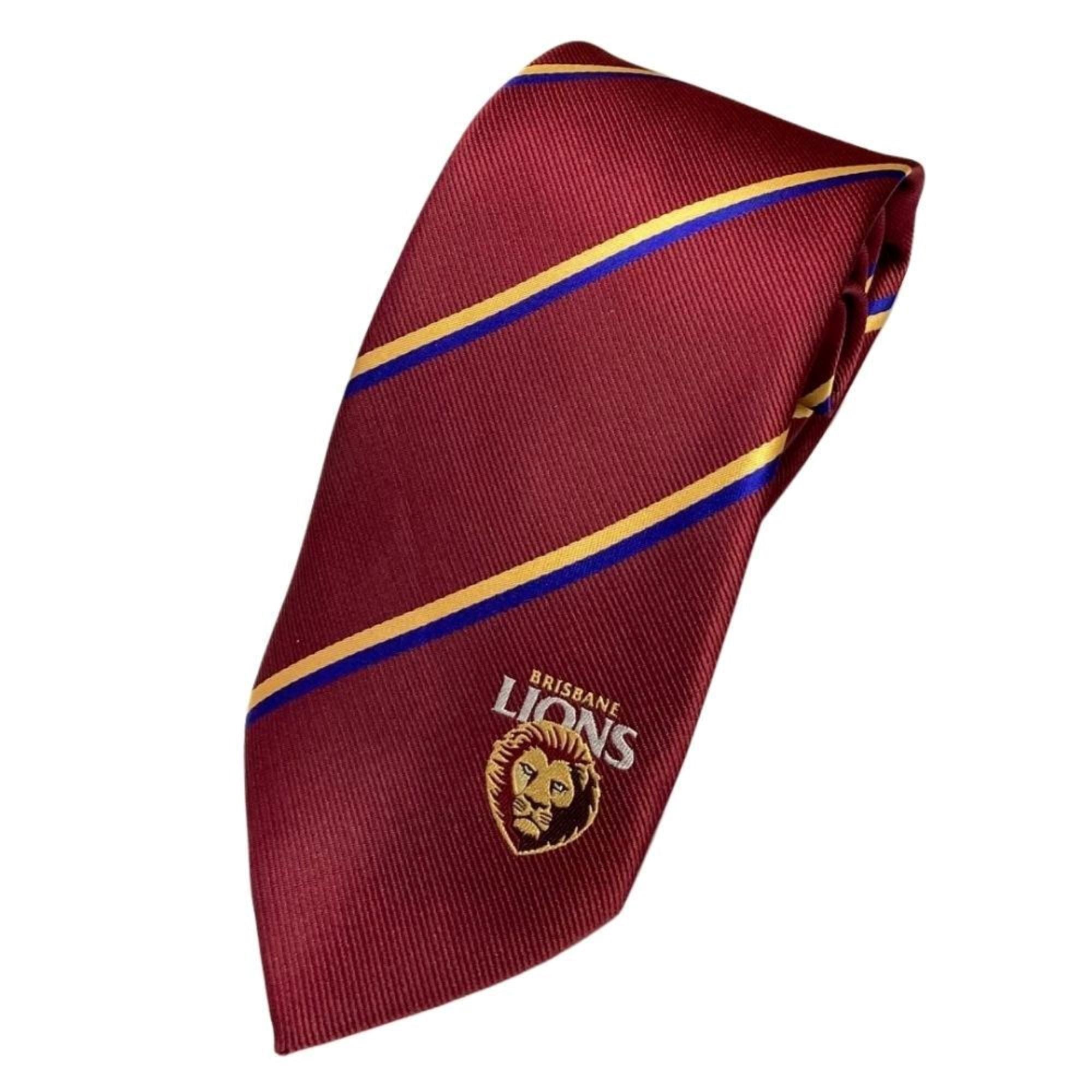 AFL Brisbane Lions MF Tie Ties AFL 