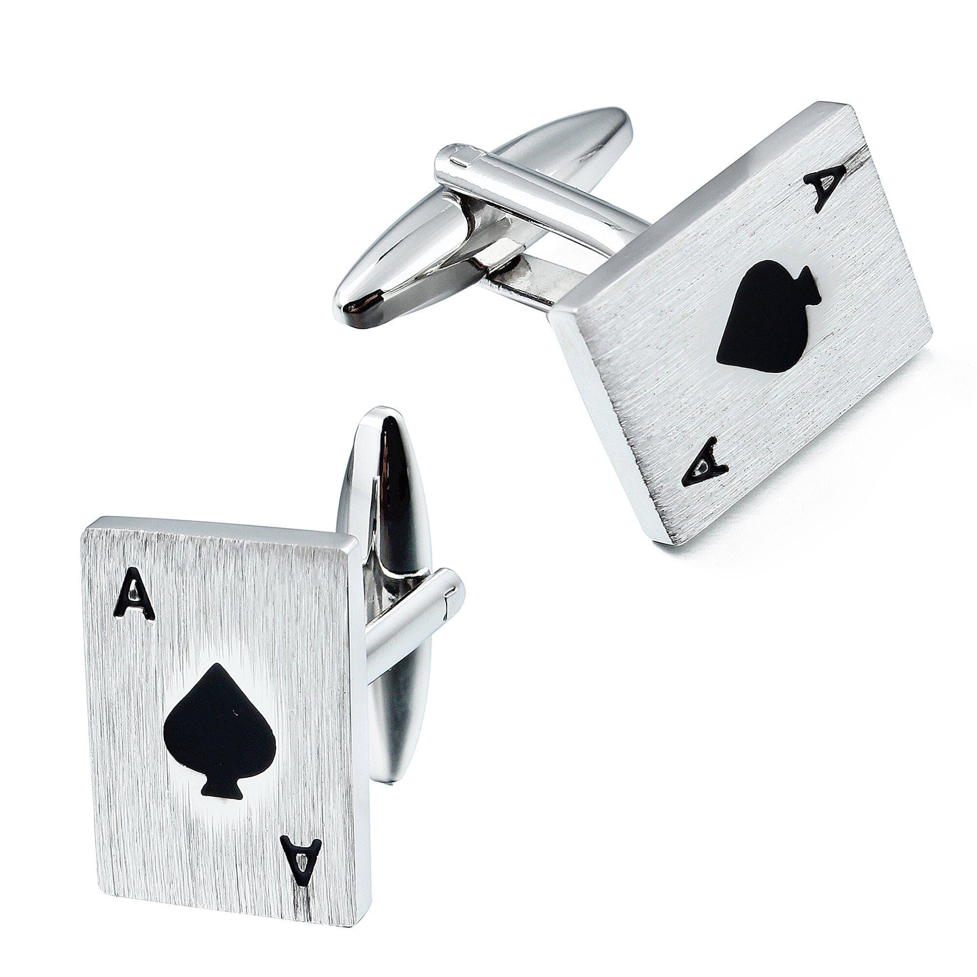 Ace of Spades Cufflinks Novelty Cufflinks Clinks Australia Ace of Spades Cufflinks 