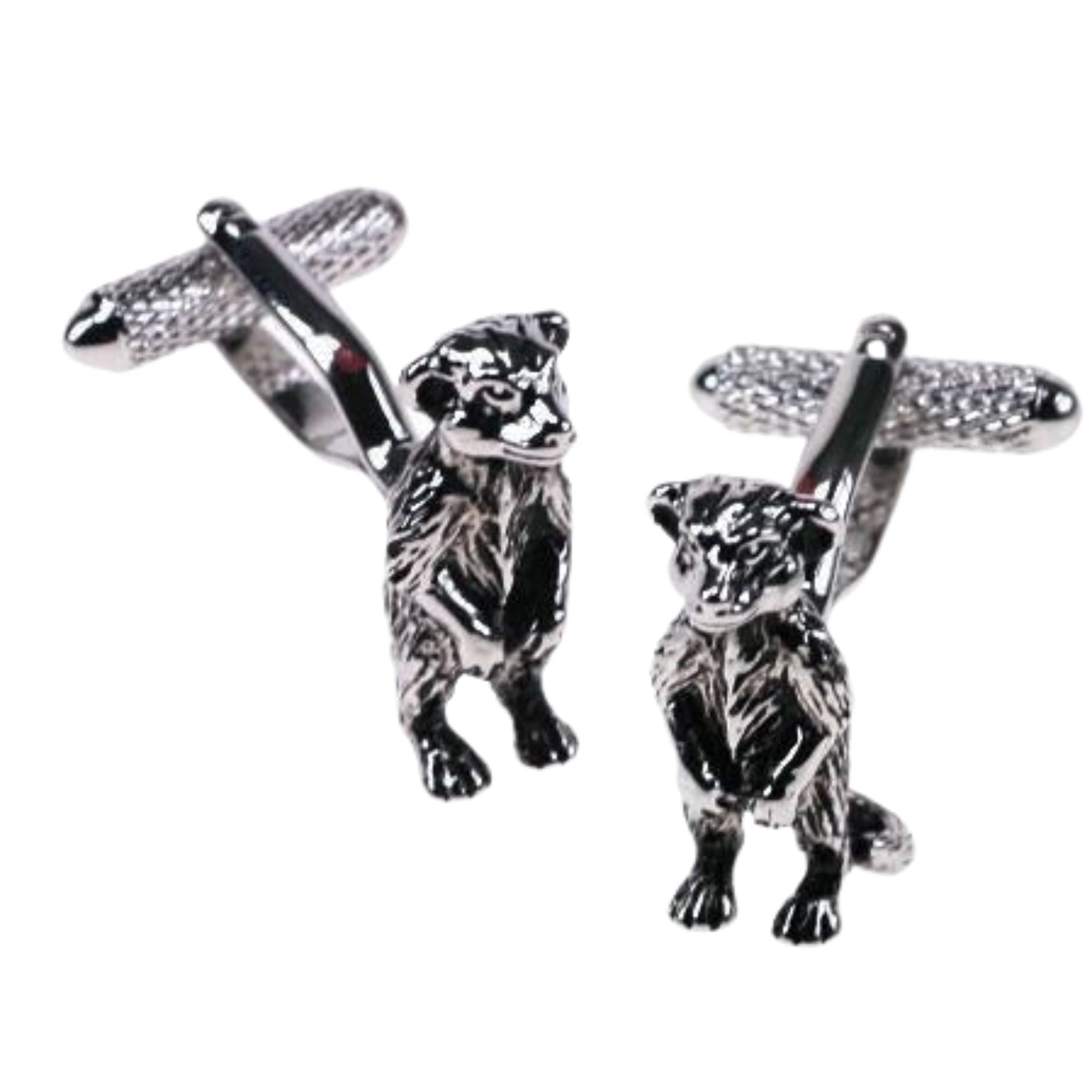 Meerkat Cufflinks Novelty Cufflinks Clinks Australia Meerkat Cufflinks 